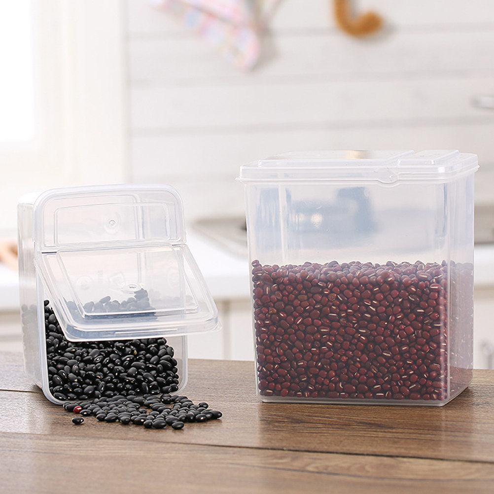 Food Storage Box Plastic - 2Pcs Food Storage Containers Transparent Multifunctional