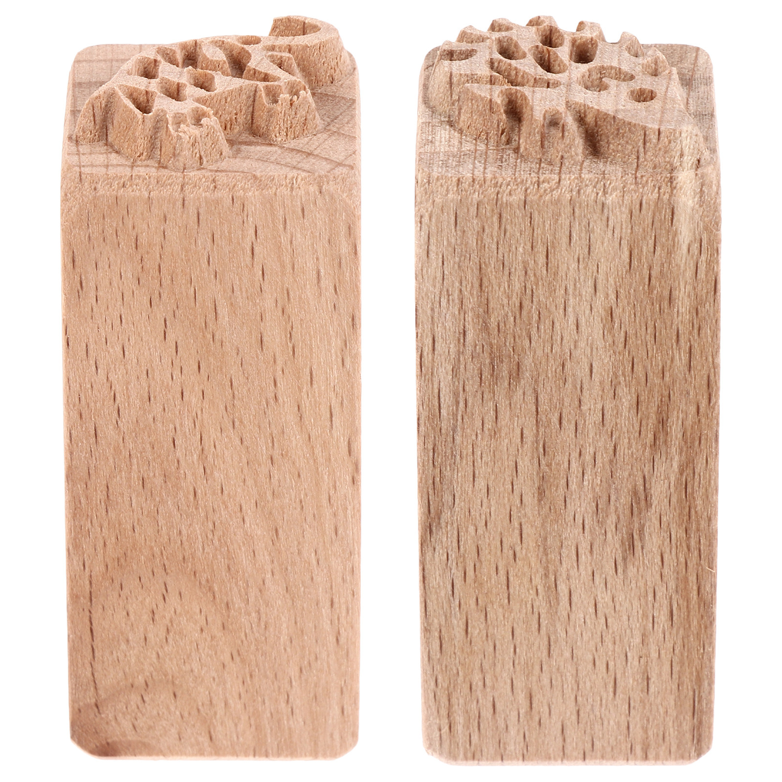 Food Storage Journal - 2Pcs Rustic Wooden Seal Stamp Set