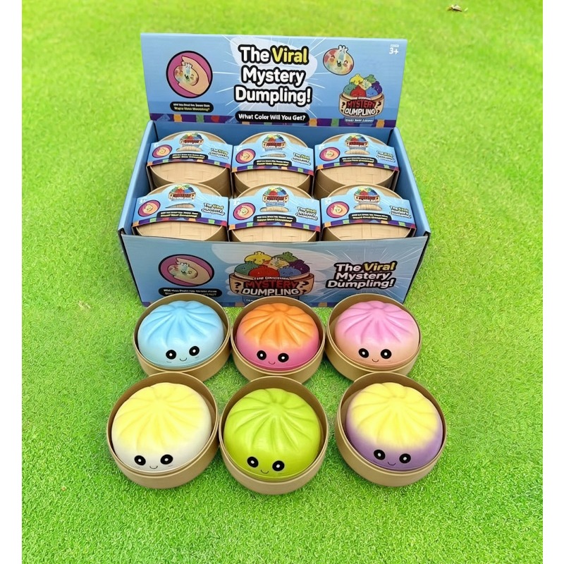 Food Storage Plastic - buns pinch music decompression toy simulation