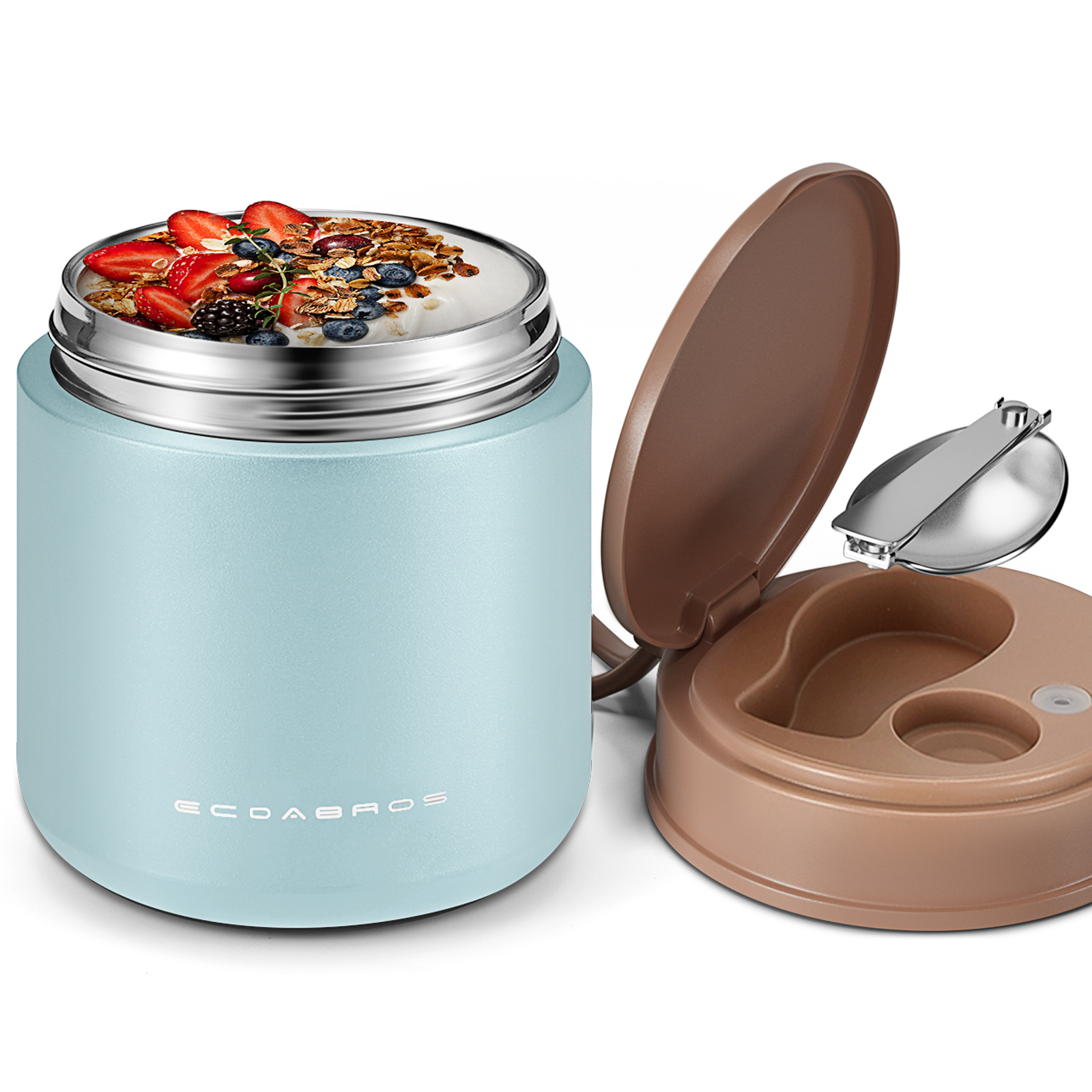 Stainless Lunch Box - 15.2oz Insulated Kids Thermo Jar –