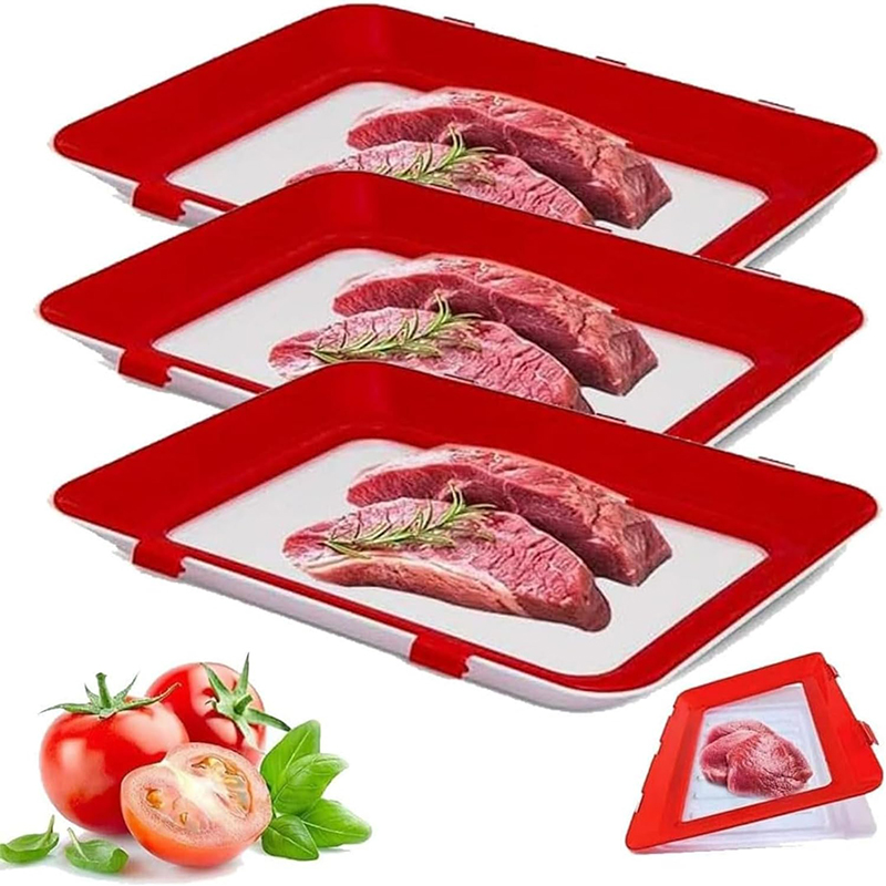 Food Storage And Safety - Food Tray Safety Plastic Meat Refrigerator