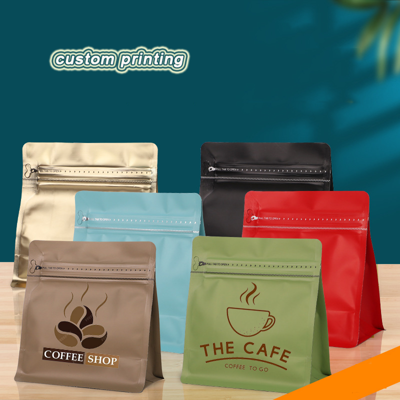 Zebra Food Storage - Custom Coffee Bags With Valve Home