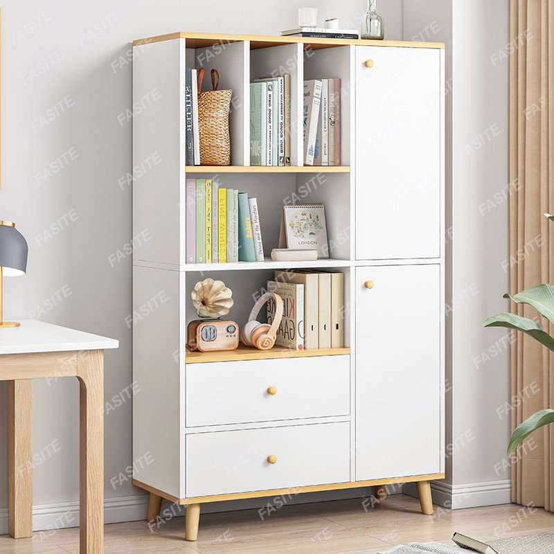 Food Storage Locker - White bookshelf shelf floor to ceiling