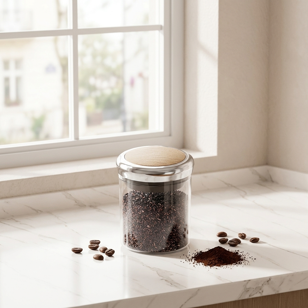 Food Storage Technology - Coffee Bean Storage Jar With Vacuum