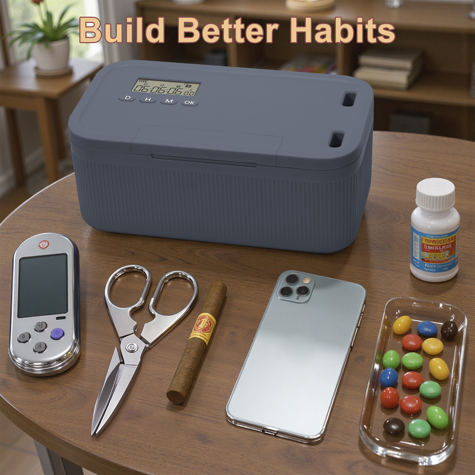 Food Storage Locker - Lock Box with Timer Phone Locker