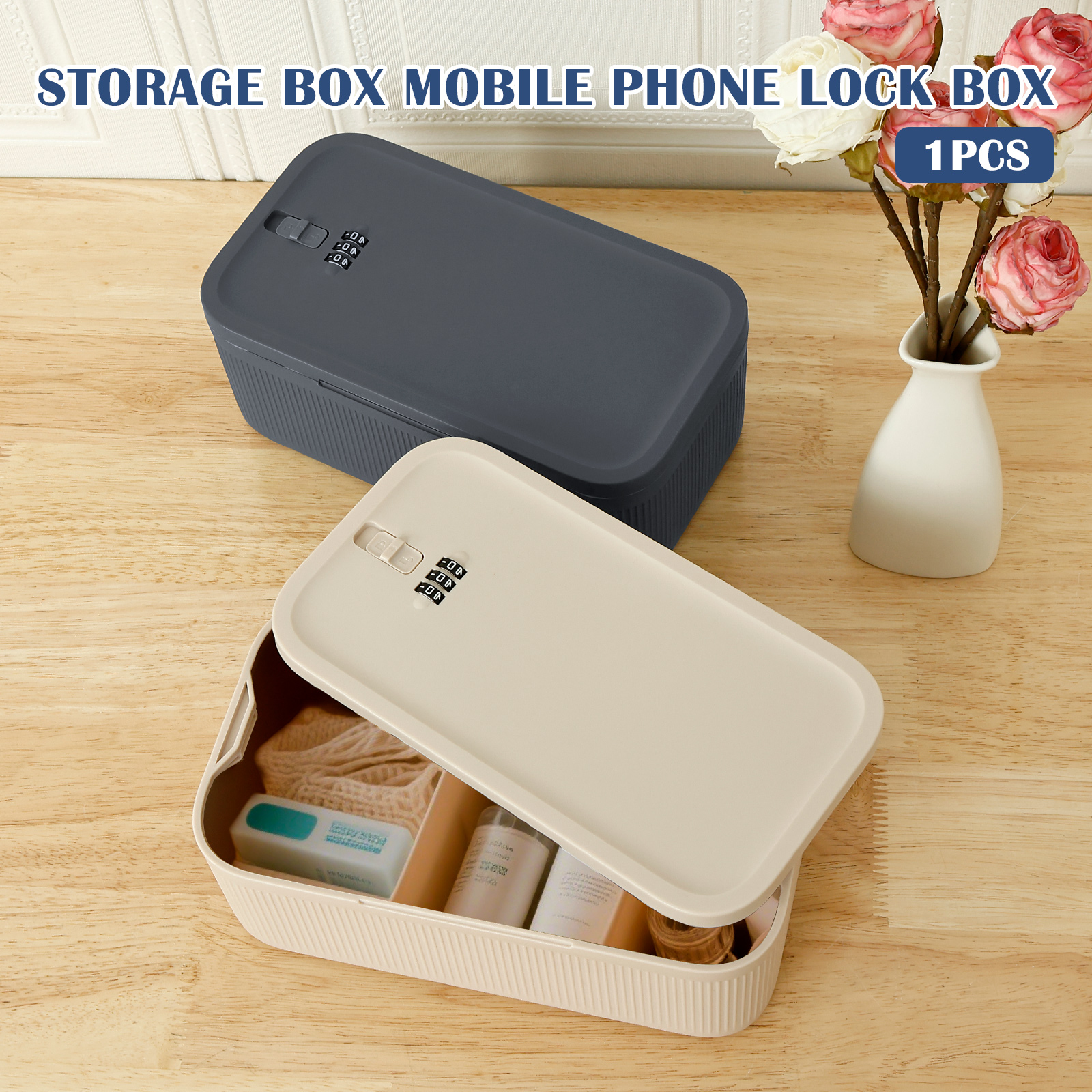 Food Storage Locker - Storage Box with Locker Plastic Storage