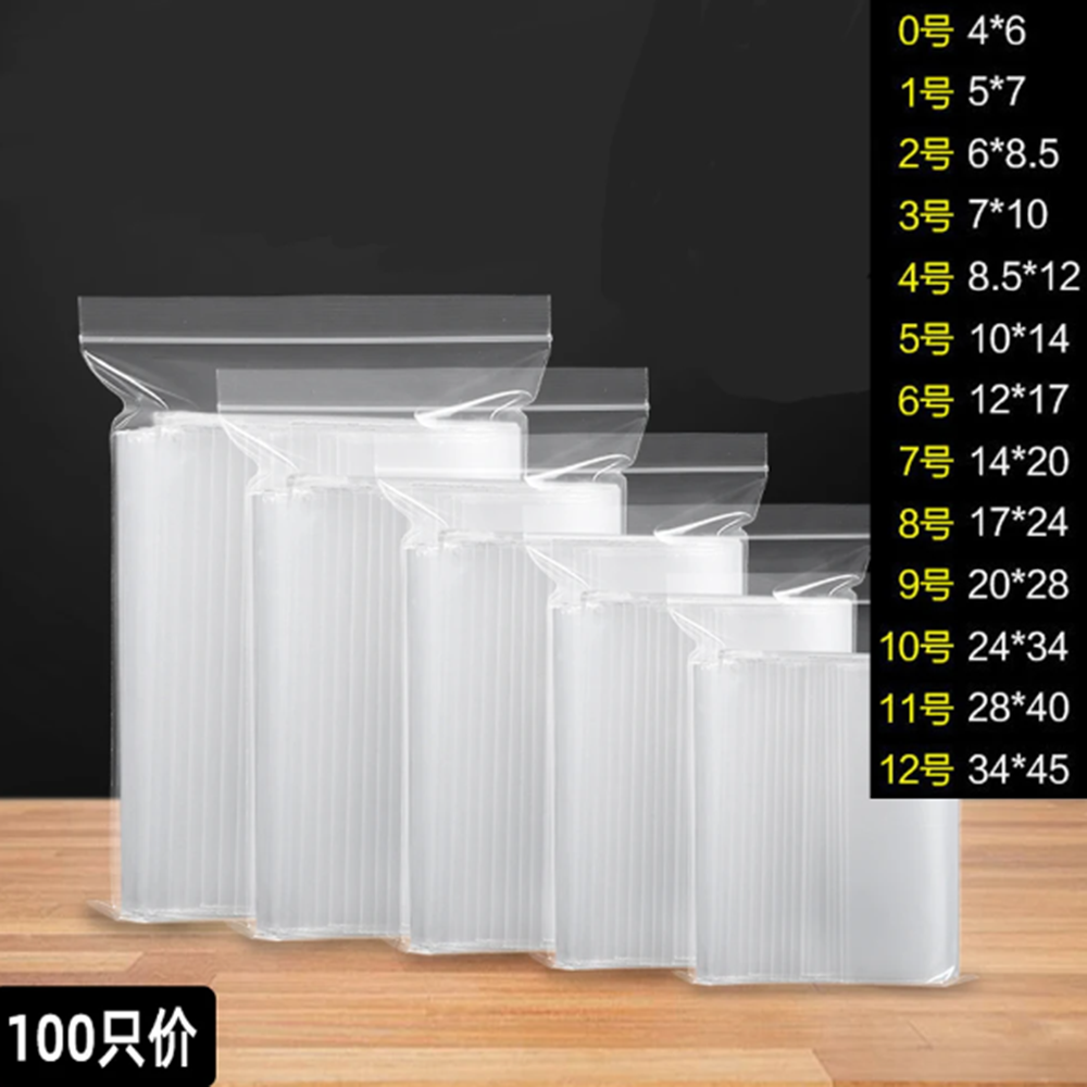 Food Storage Locker - Jewelry Ziplock Zip Zipped Lock Reclosable