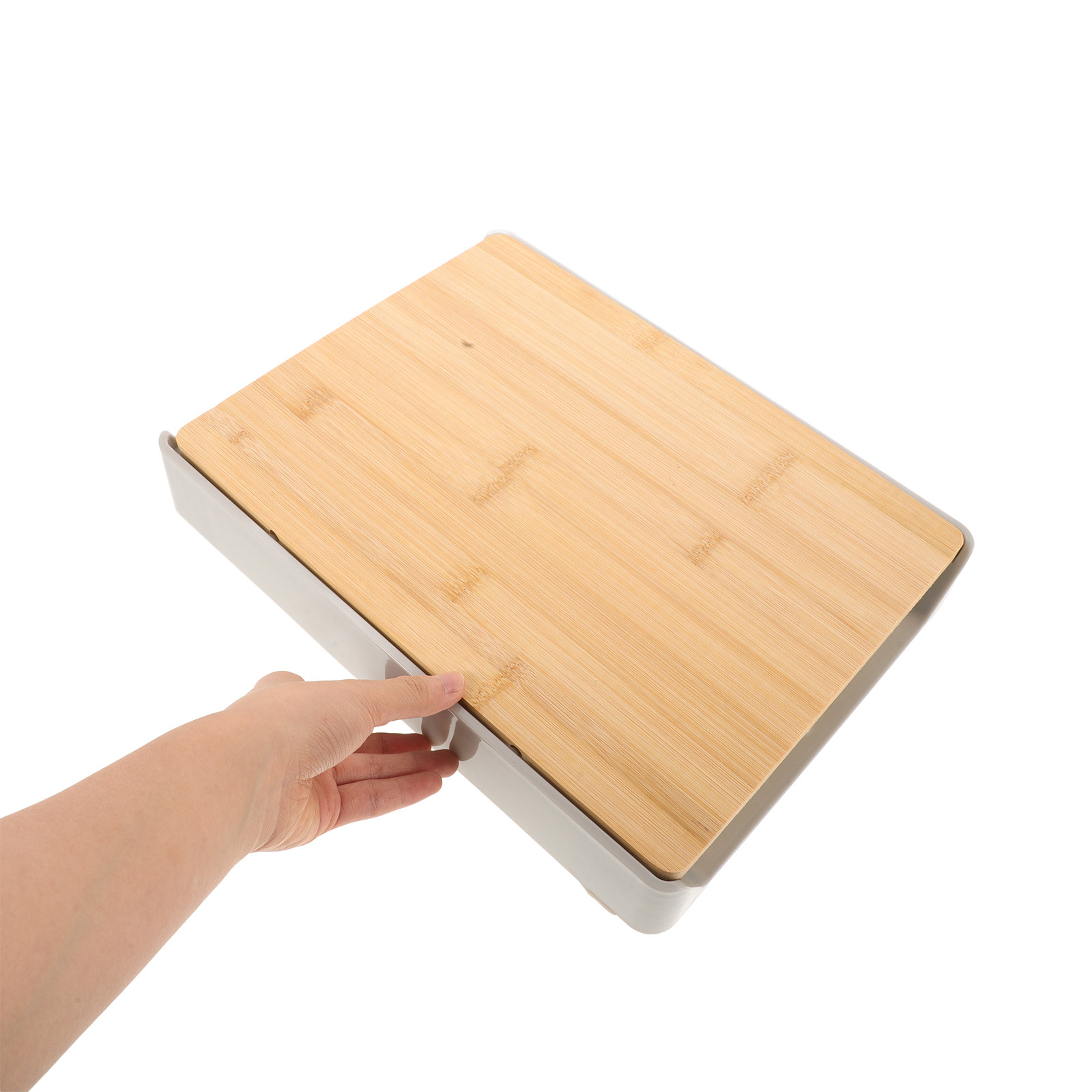 Bamboo Cutting Board with Pull - đánh giá và giá Food Storage Plastic