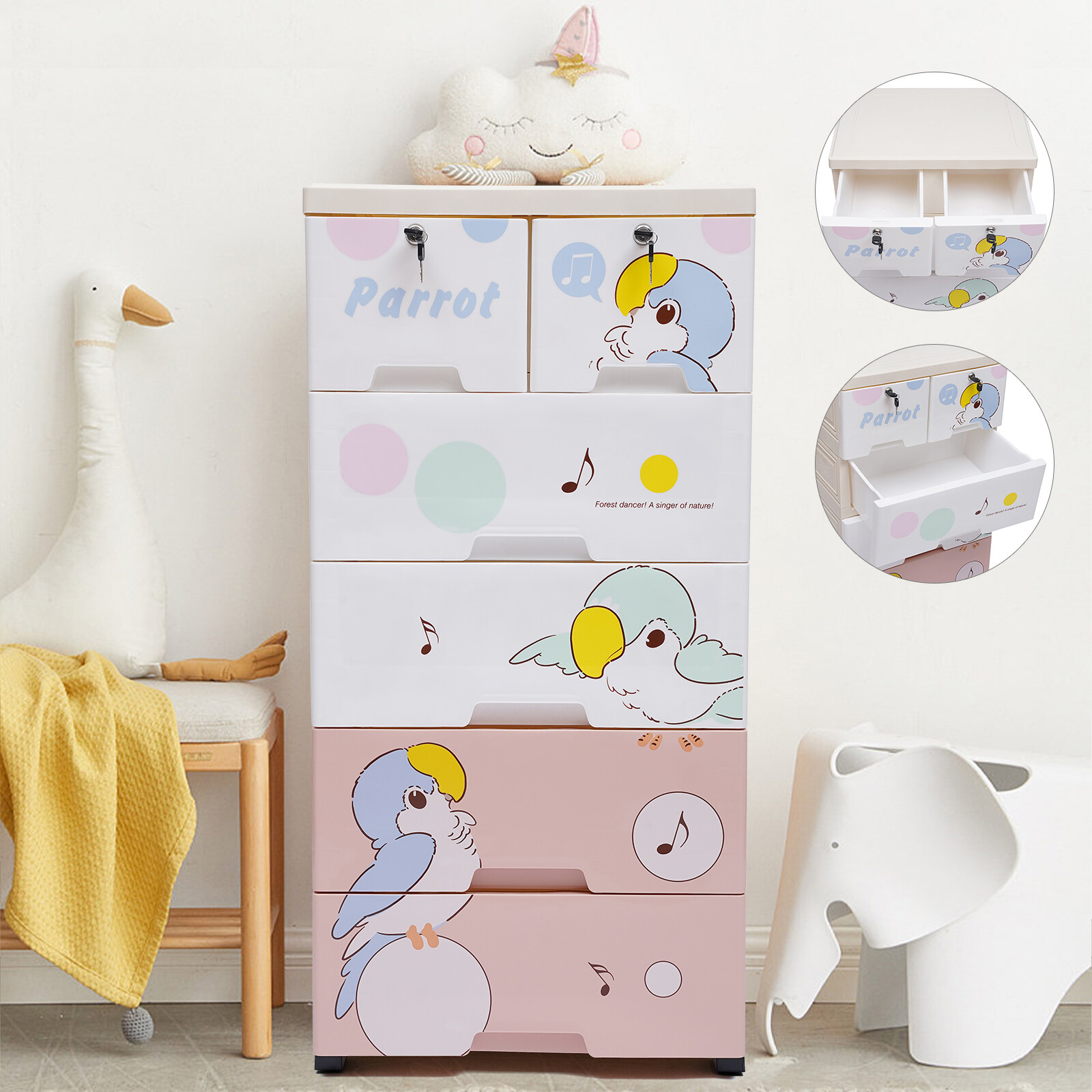 5-Layer Dresser Collection Loc - đánh giá và giá Food Storage Locker