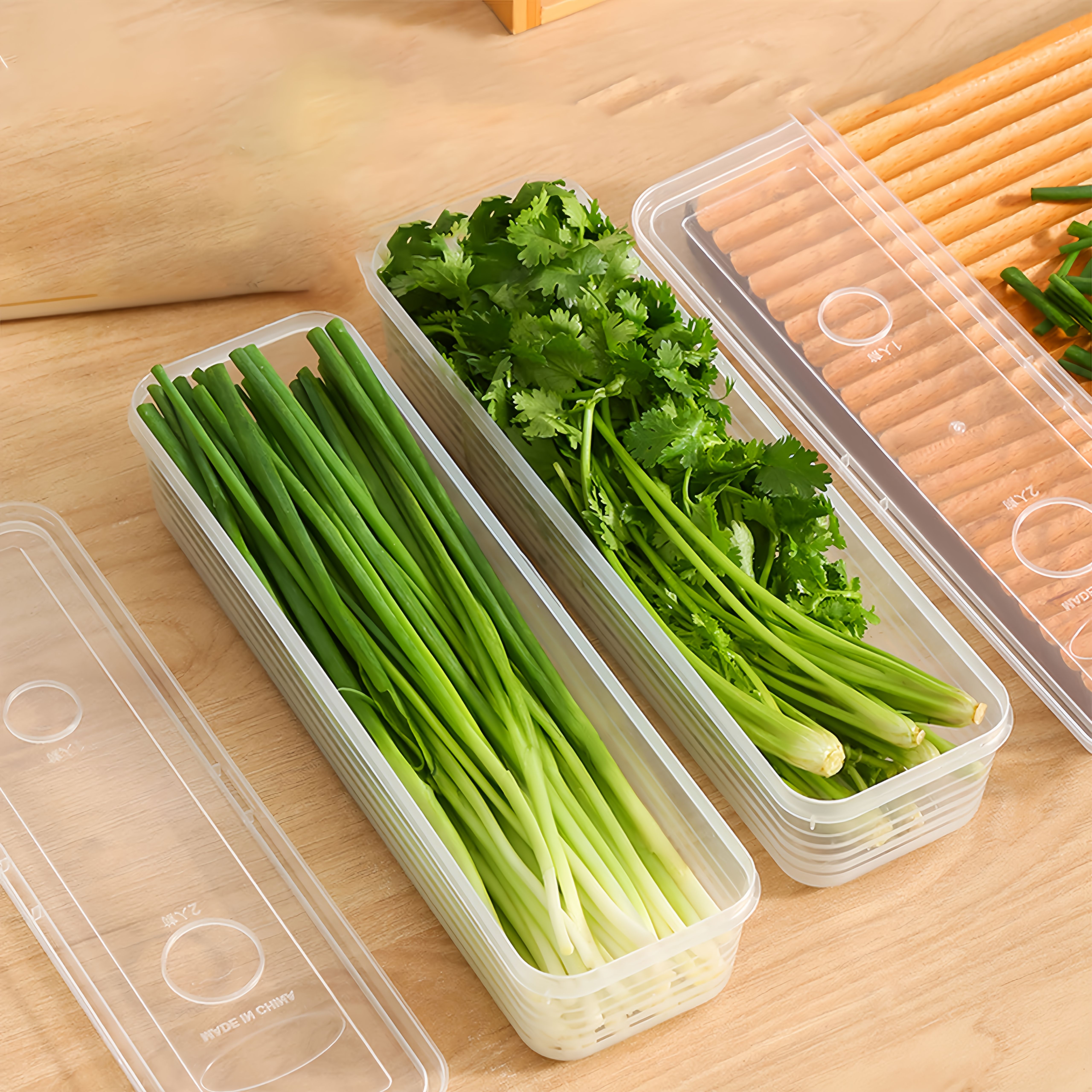 2/4/6pcs Food Vegetable Storag - đánh giá và giá Food Storage Organization