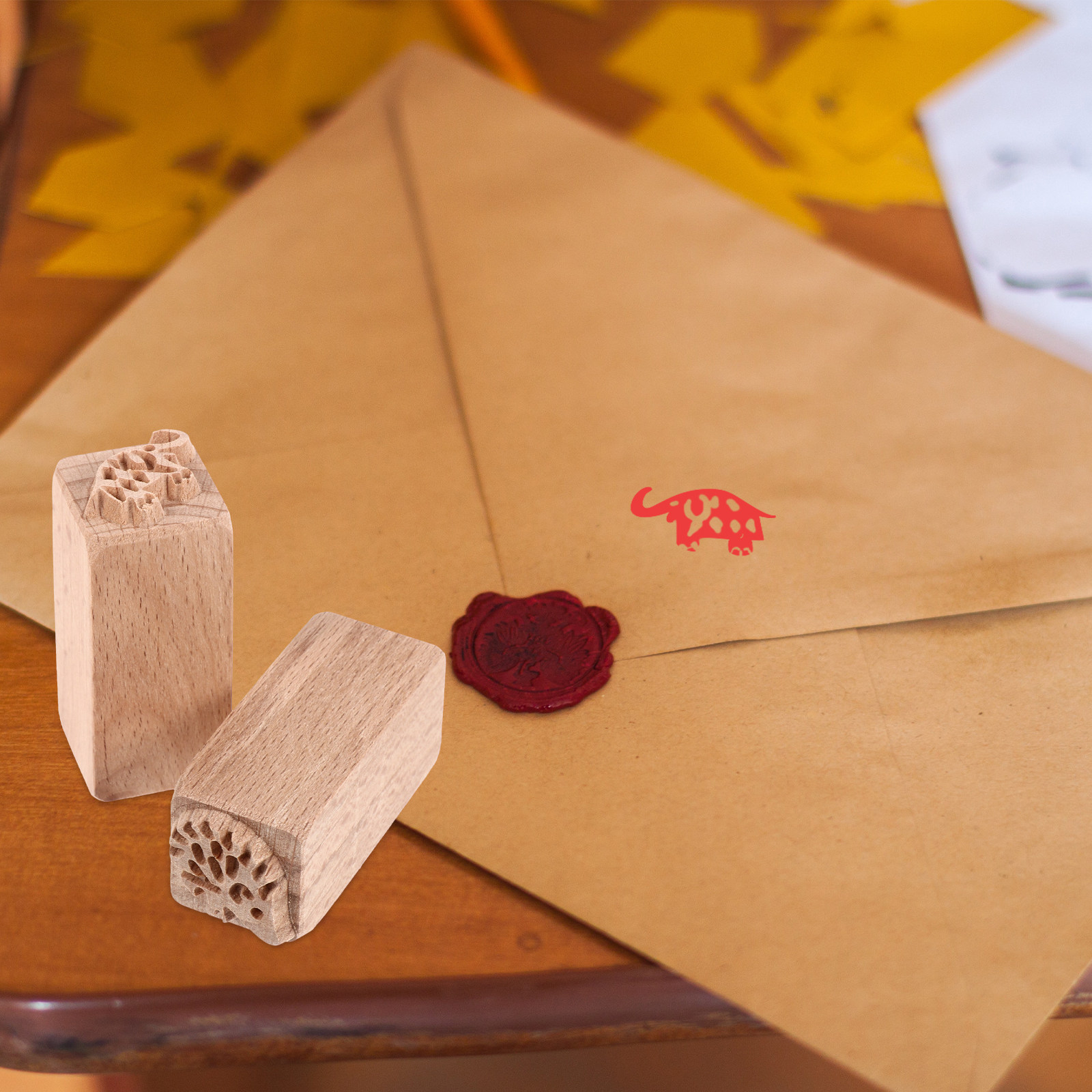 2Pcs Rustic Wooden Seal Stamp  - đánh giá và giá Food Storage Journal