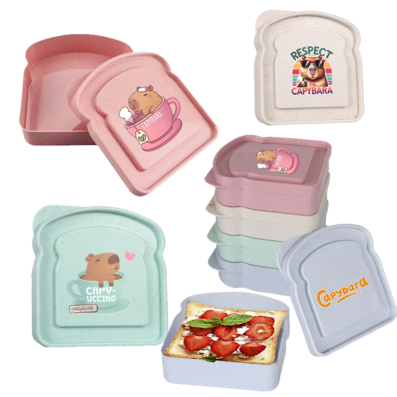 Capybara Sandwich Food Storage - đánh giá và giá Food Storage Box Plastic