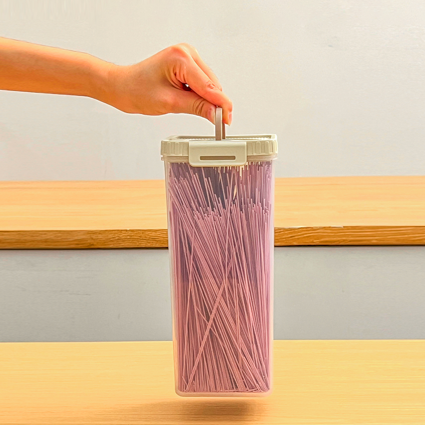 Noodles Sealed Storage Box Wit - đánh giá và giá Food Storage Box Plastic