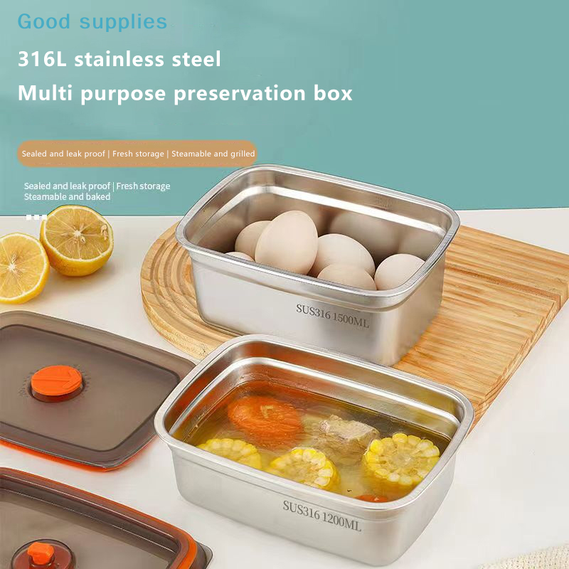 316 Stainless Steel Camping Lu - đánh giá và giá Stainless Lunch Box