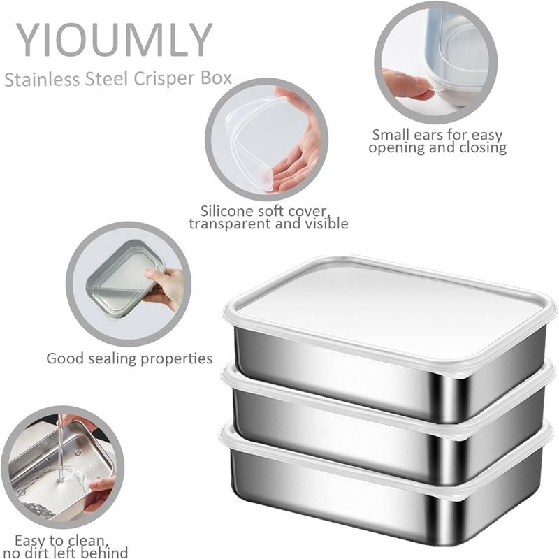 Stainless Steel Containers for - đánh giá và giá Food Storage Containers With Lids