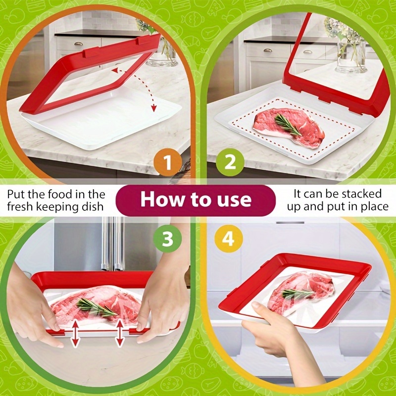 Food Preservation Tray Reusabl - đánh giá và giá Food Storage And Safety