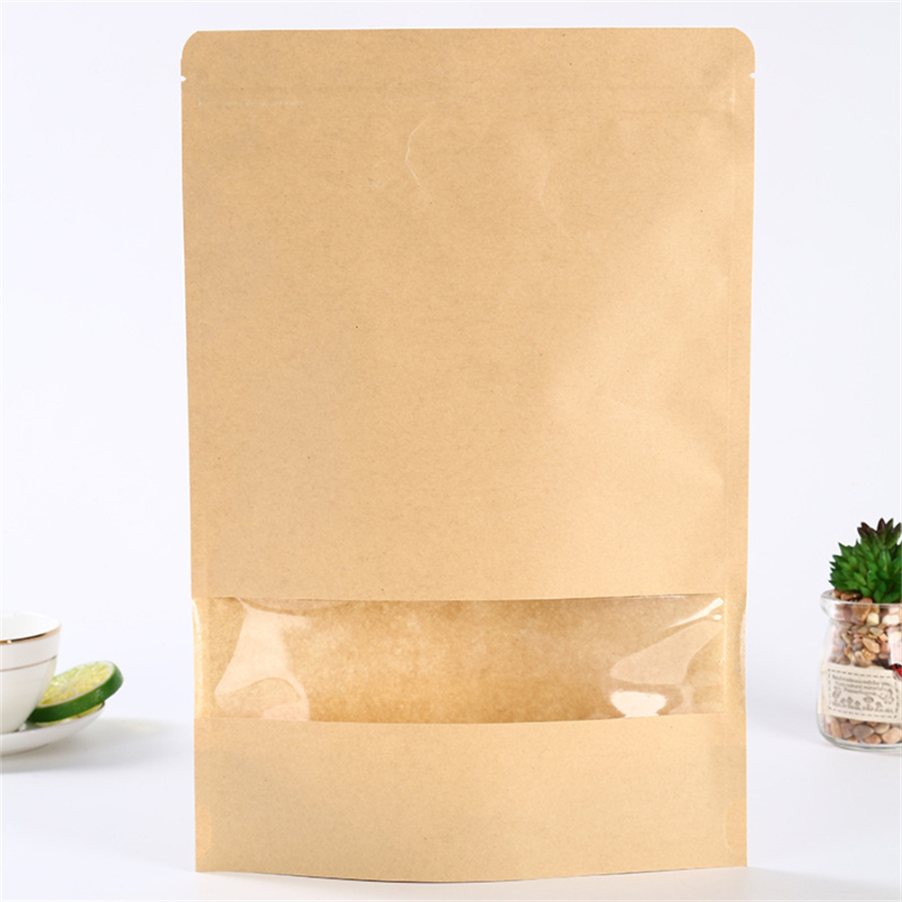 10pcs Zip Lock Kraft Paper Bag - đánh giá và giá Food Storage Year Supply