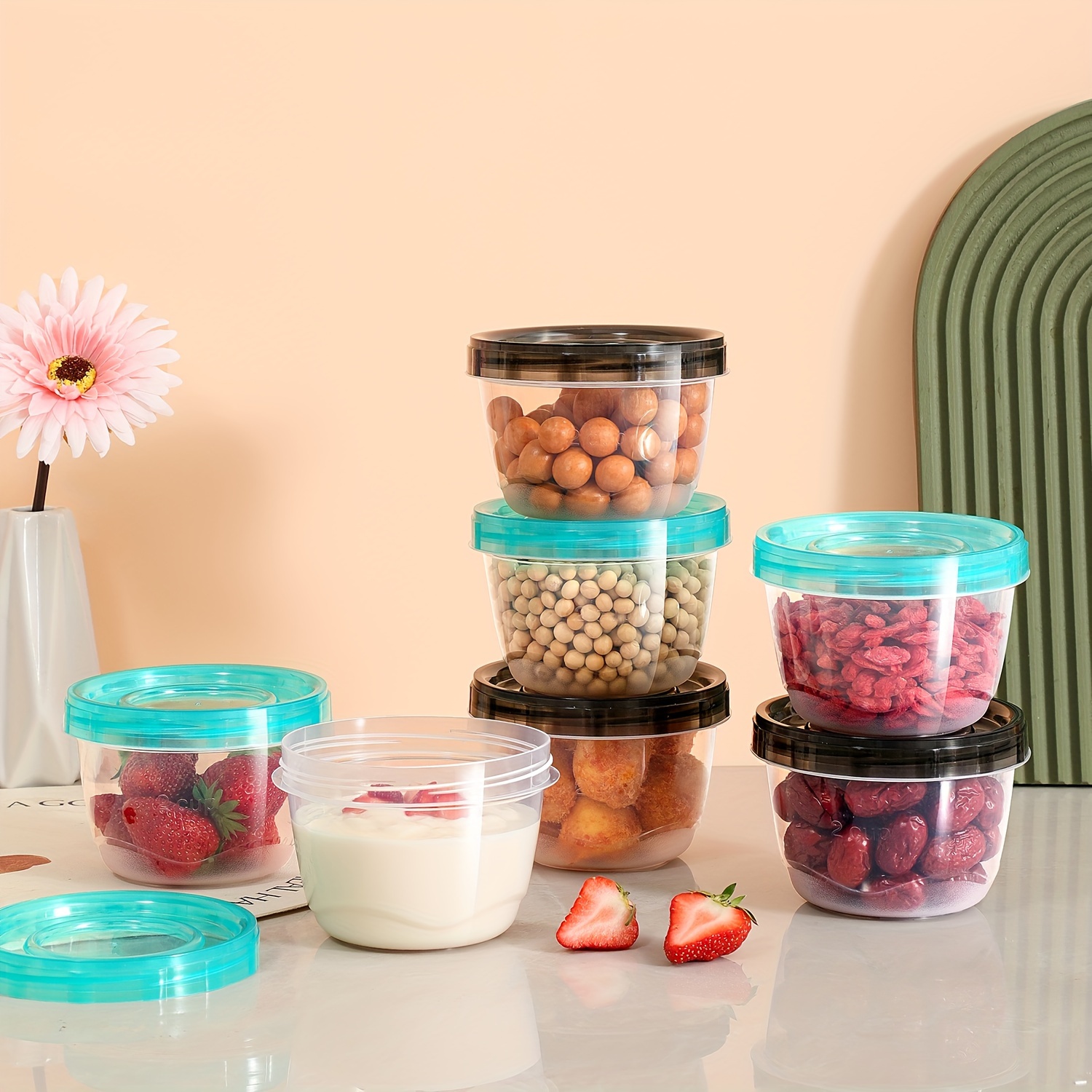 2 Transparent Sealed Food Stor - đánh giá và giá Food Storage Box Plastic