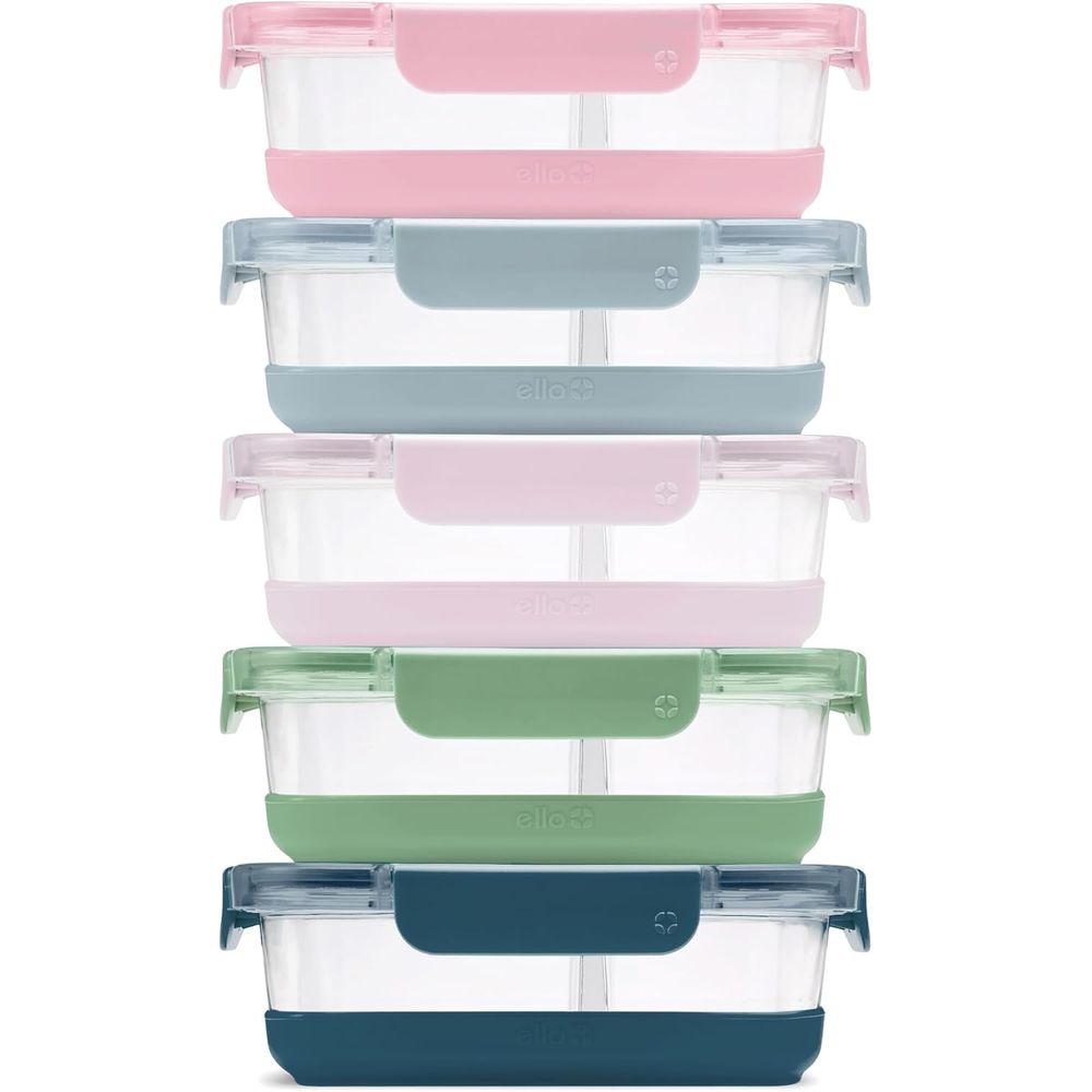 Refresh 3.4 Cup Divided Meal P - đánh giá và giá Food Storage Glass Container Set