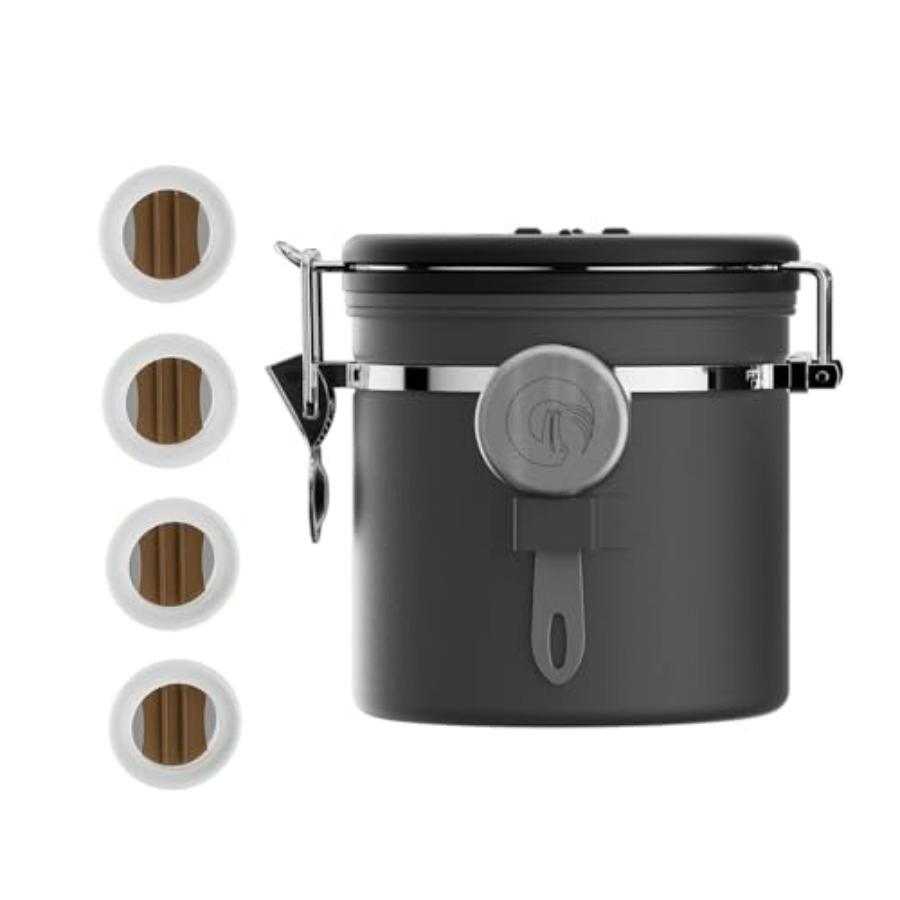 Coffee Canister, Airtight Stai - đánh giá và giá Food Storage Stainless Steel