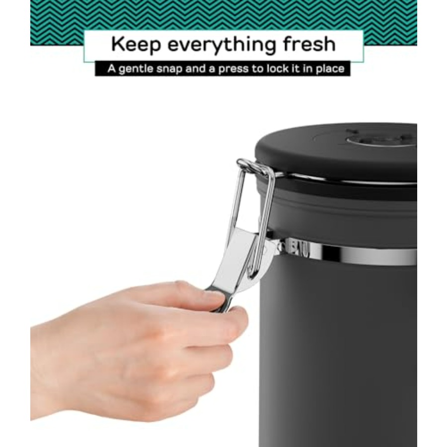 Coffee Canister, Airtight Stai - đánh giá và giá Food Storage Stainless Steel