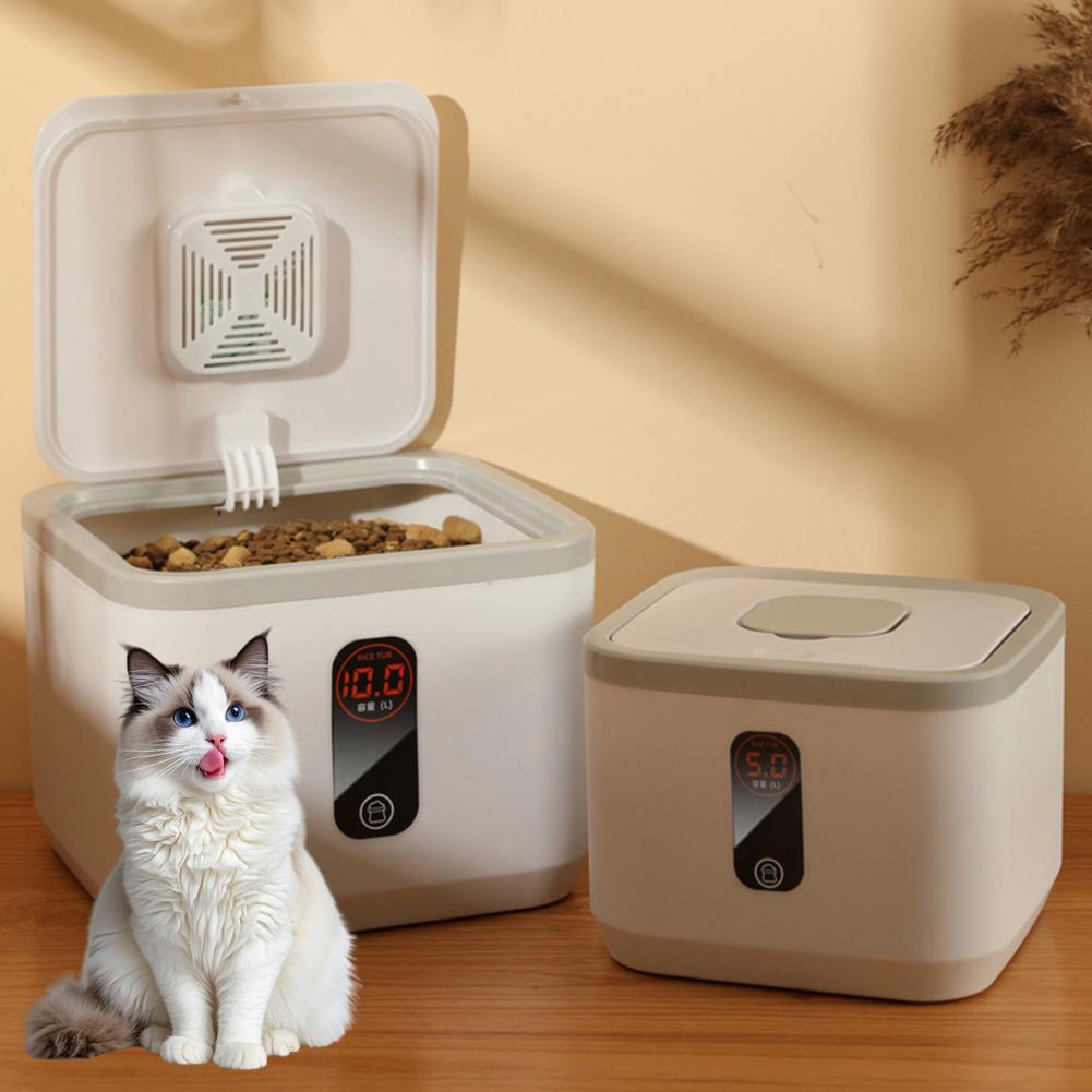 Pet Food Bucket Airtight Dog F - đánh giá và giá Food Storage Pet