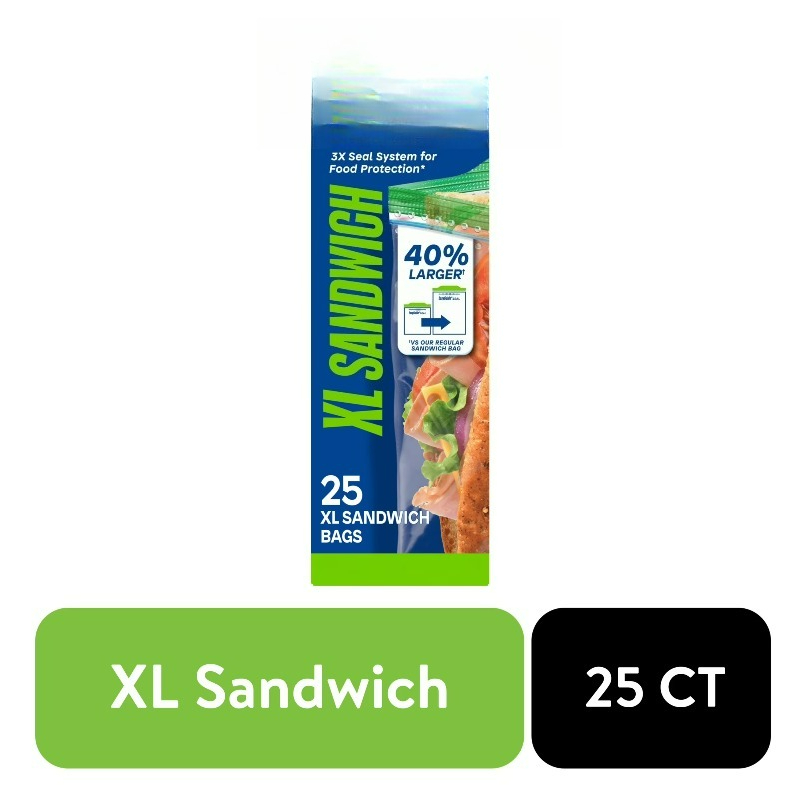 (3 pack) Brand XL Sandwich Bag - đánh giá và giá Food Storage Technology