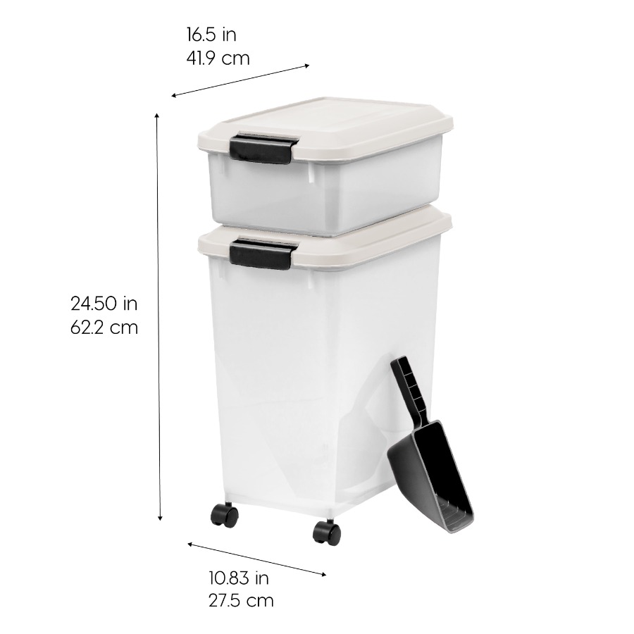 IRIS 41 Lbs. Airtight Pet Food - đánh giá và giá Food Storage Pet