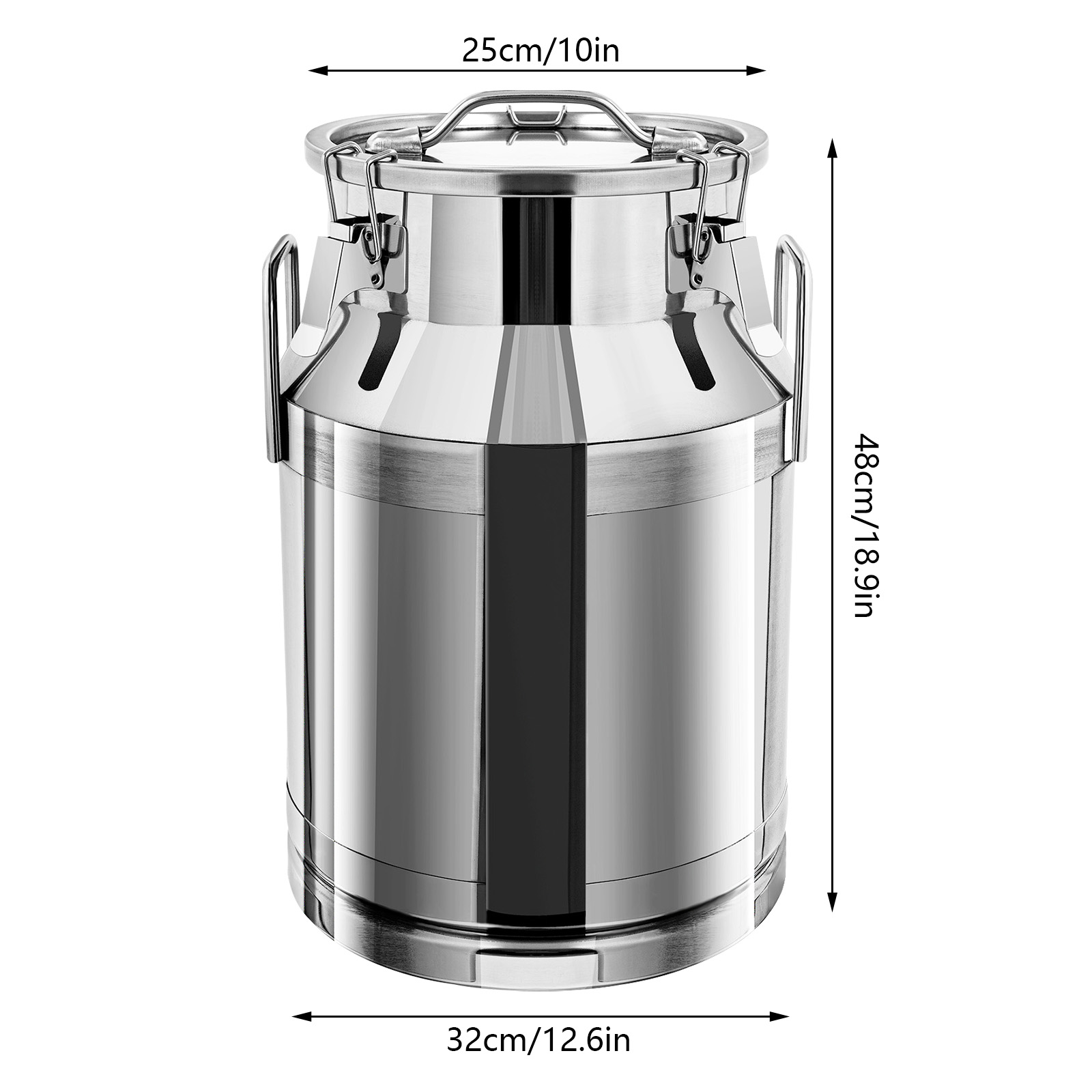 3L Milk Can Stainless Steel Fo - đánh giá và giá Food Storage Stainless Steel
