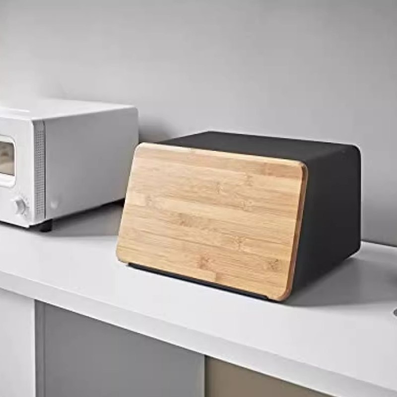 Bamboo Bread Box for Kitchen S - đánh giá và giá Food Storage Organization