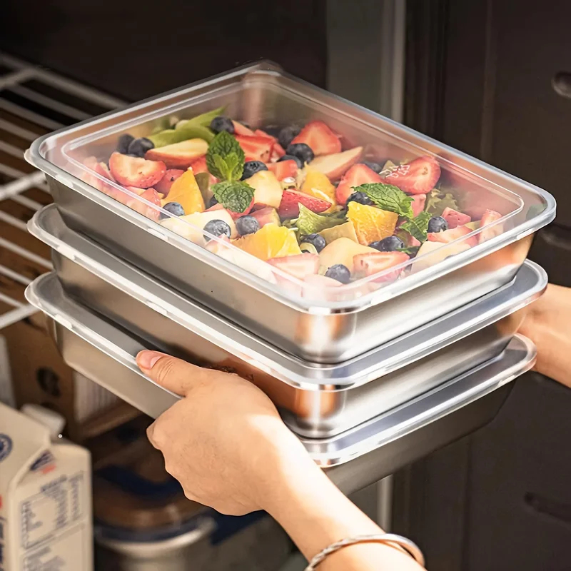 3pcs Stainless Steel Food Cont - đánh giá và giá Stainless Lunch Box