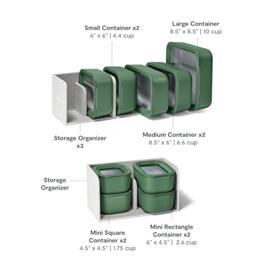 22pc Glass Food Storage Set fo - đánh giá và giá Food Storage Technology