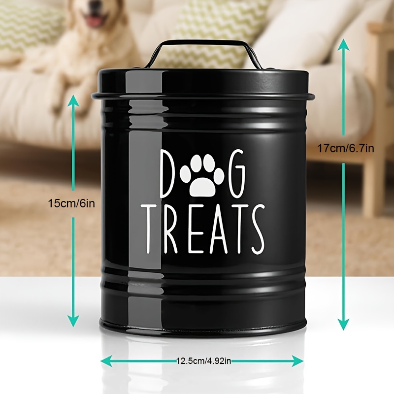 Metal Dog Treat Container Dog  - đánh giá và giá Food Storage Pet