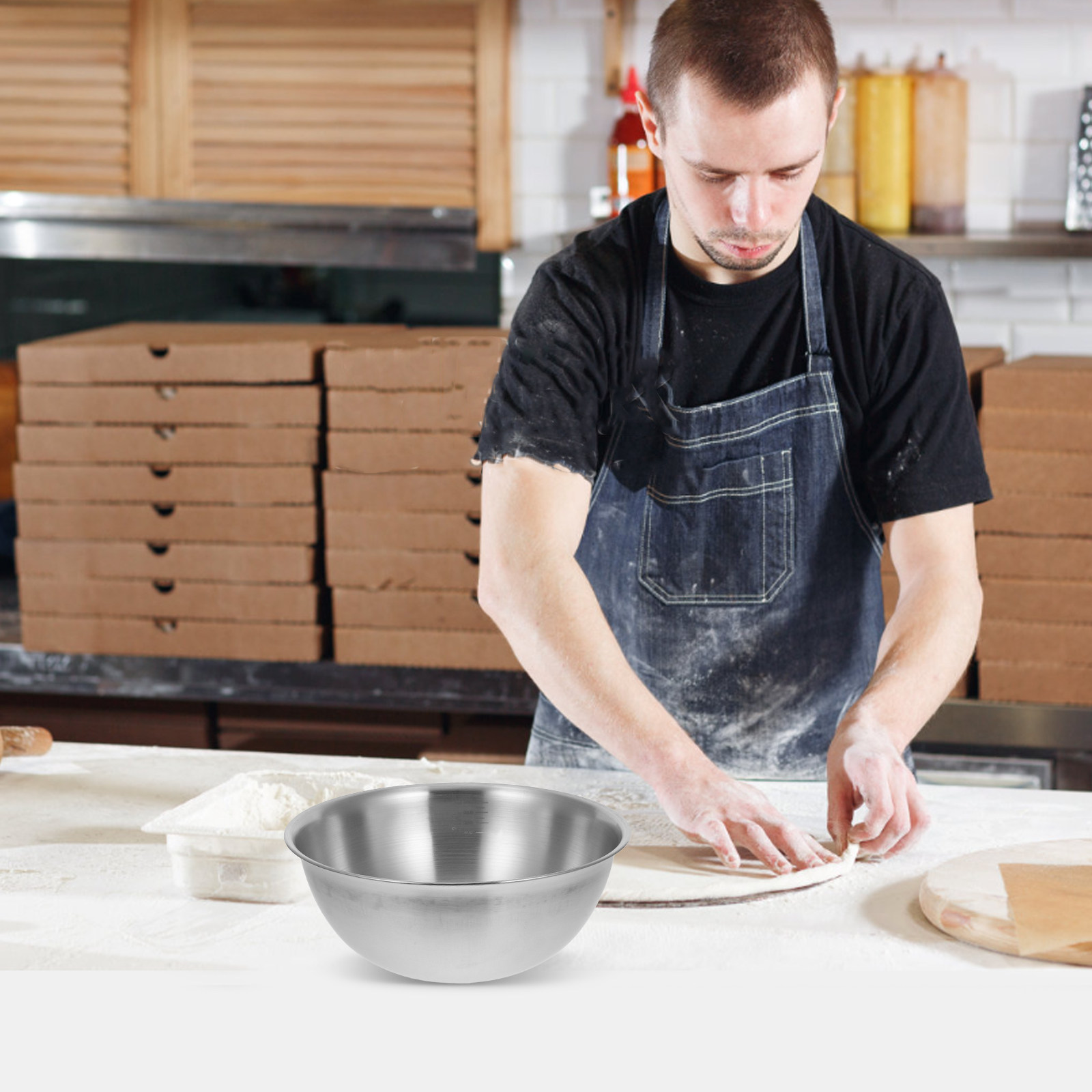 Stainless Steel Thickened Mixi - đánh giá và giá Food Storage Stainless Steel