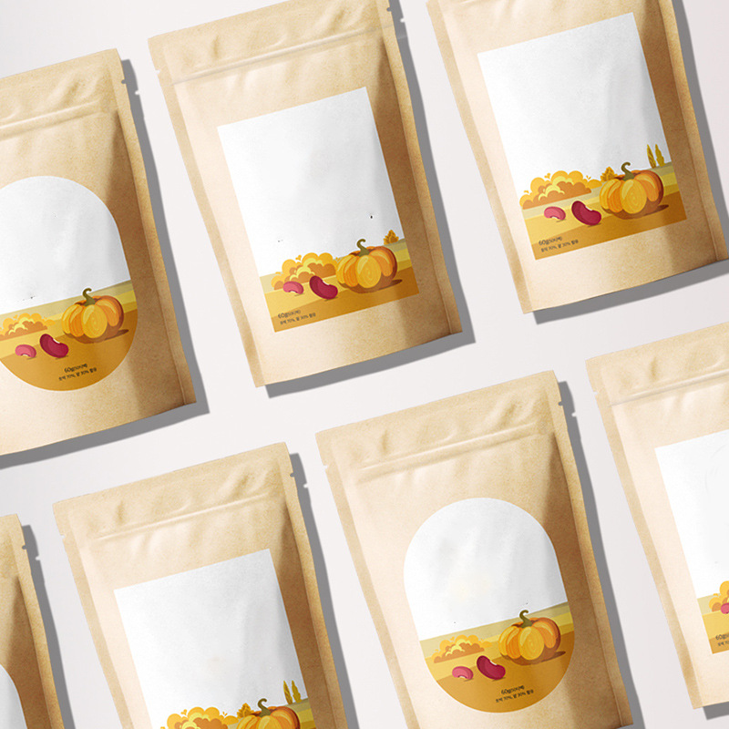 50PCS Kraft Paper Ziplock Pack - đánh giá và giá Zebra Food Storage
