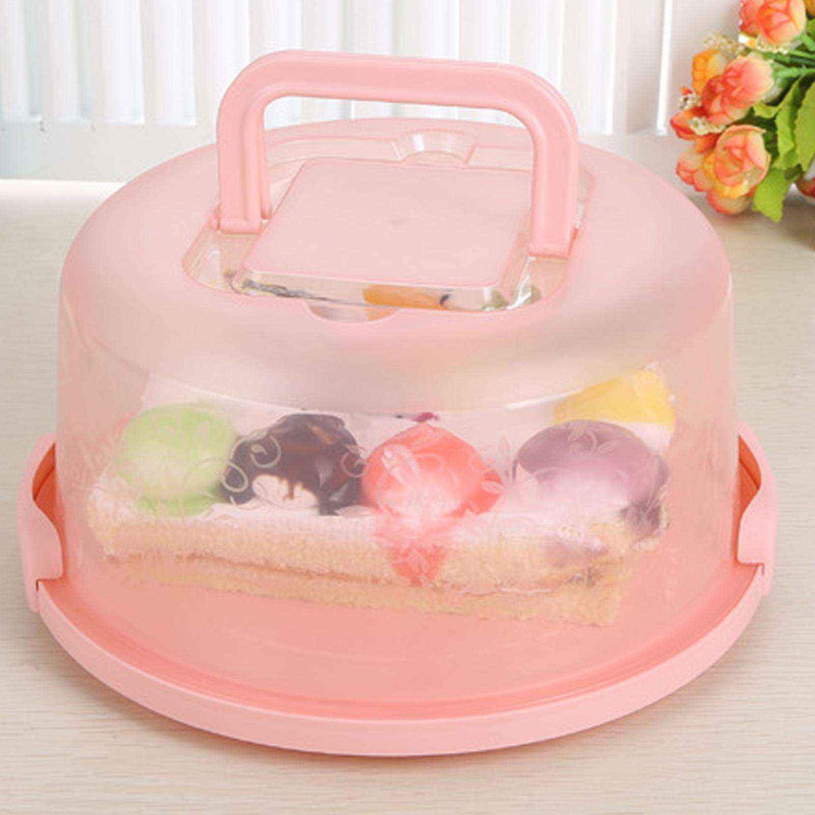 Handheld Cake Carrier Reusable - đánh giá và giá Food Storage Box Plastic