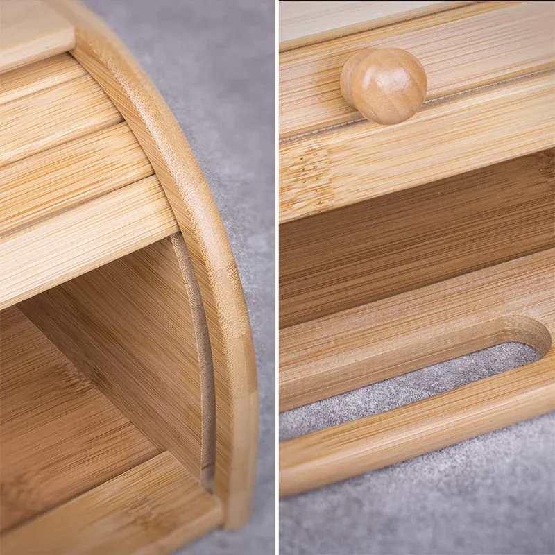 Double Door Dustproof Bamboo B - đánh giá và giá Food Storage Locker