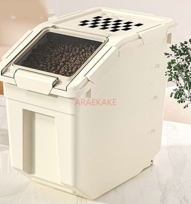 Pet food storage bucket, cat f - đánh giá và giá Food Storage Pet