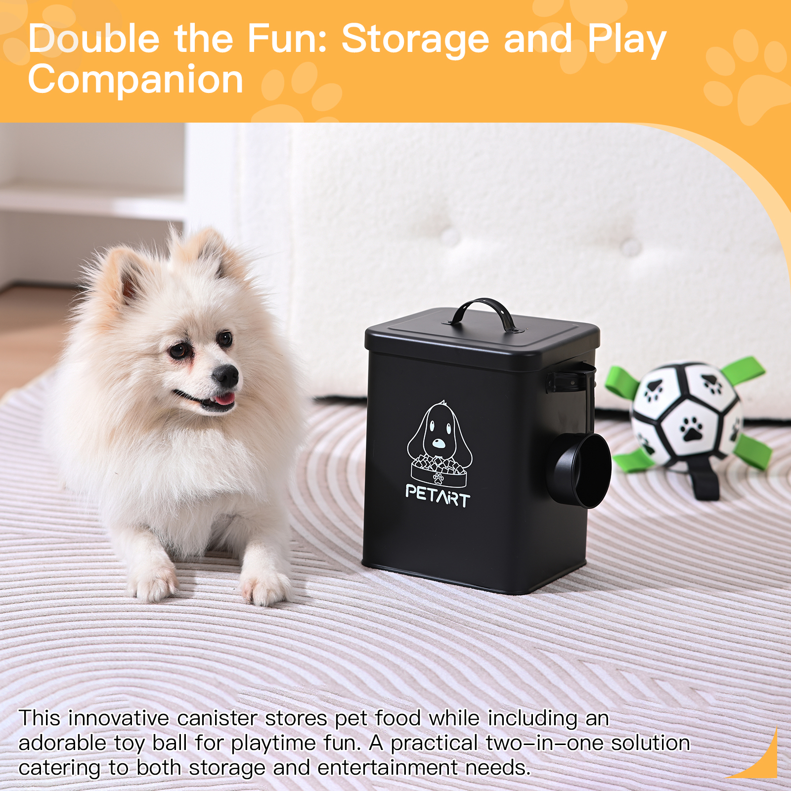 Large Capacity Pet Dog Feeders - đánh giá và giá Food Storage Pet