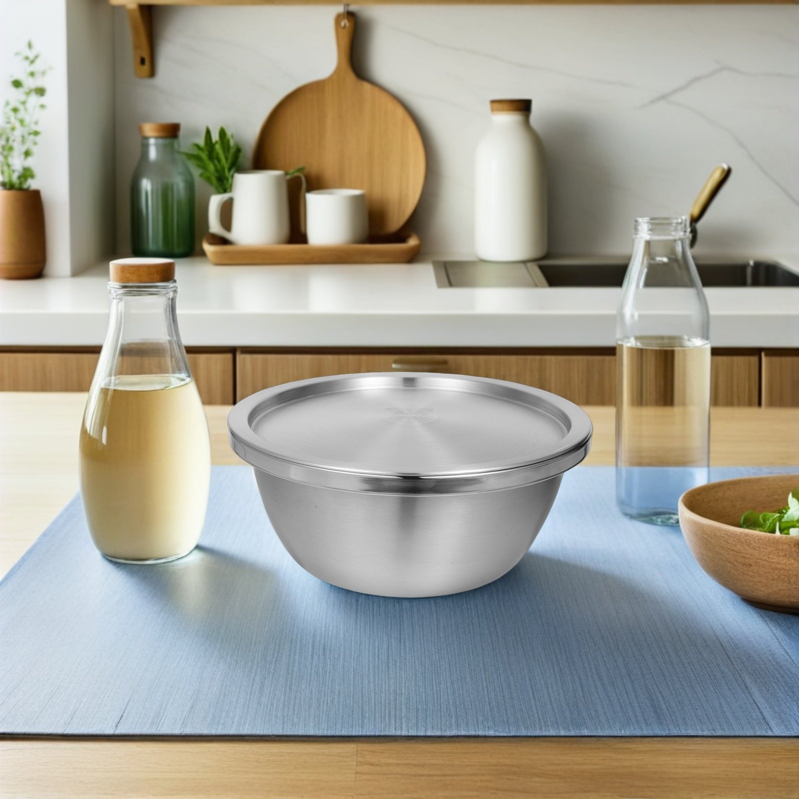 1Set Stainless Steel Mixing Bo - đánh giá và giá Food Storage Stainless Steel