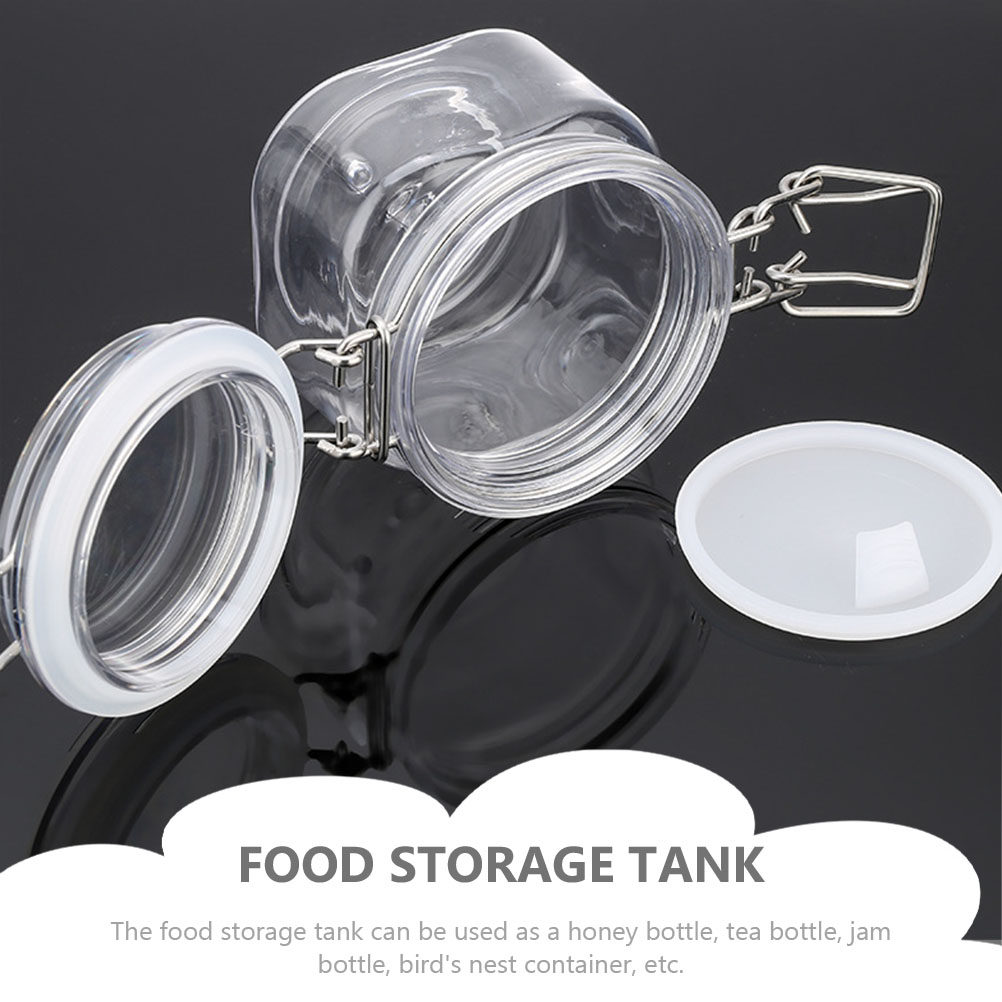 2Pcs Sealed Storage Jars Trans - đánh giá và giá Food Storage Plastic
