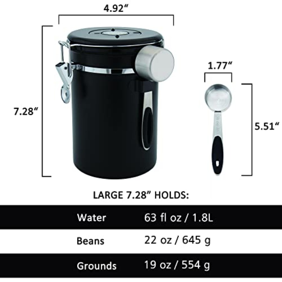 x 2pack 22oz Airtight Stainles - đánh giá và giá Food Storage Stainless Steel