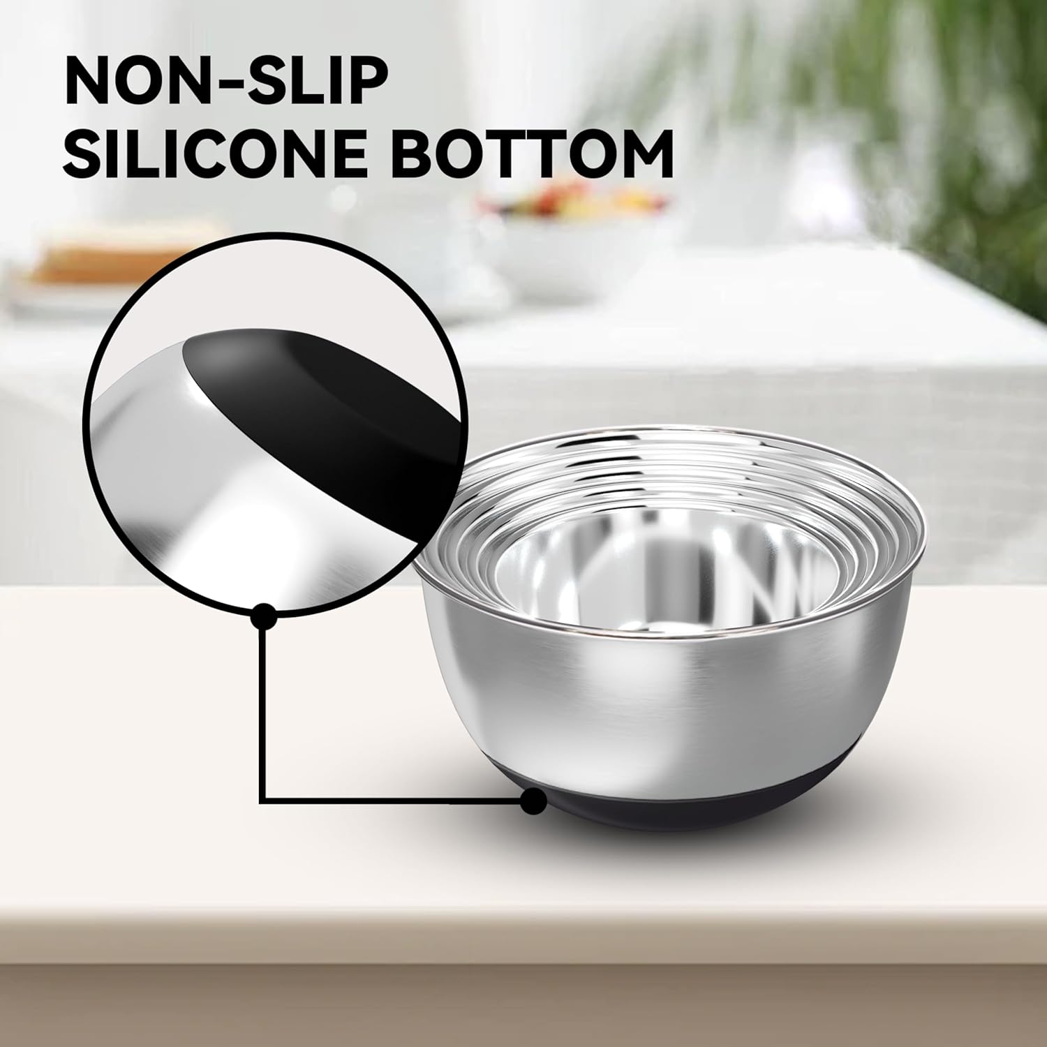 Stainless Steel Mixing Bowls w - đánh giá và giá Food Storage Stainless Steel