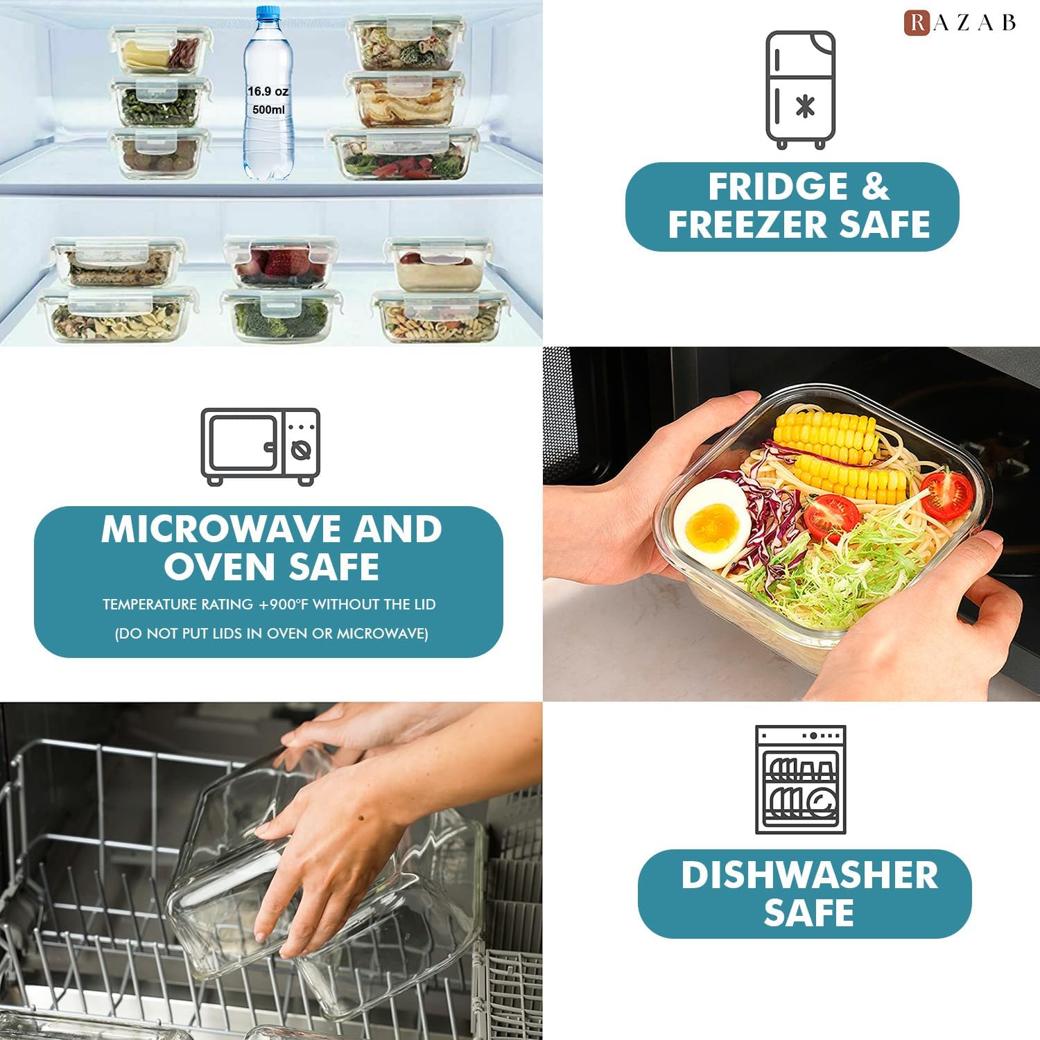 24 Pc Airtight Glass Food Stor - đánh giá và giá Food Storage Plastic