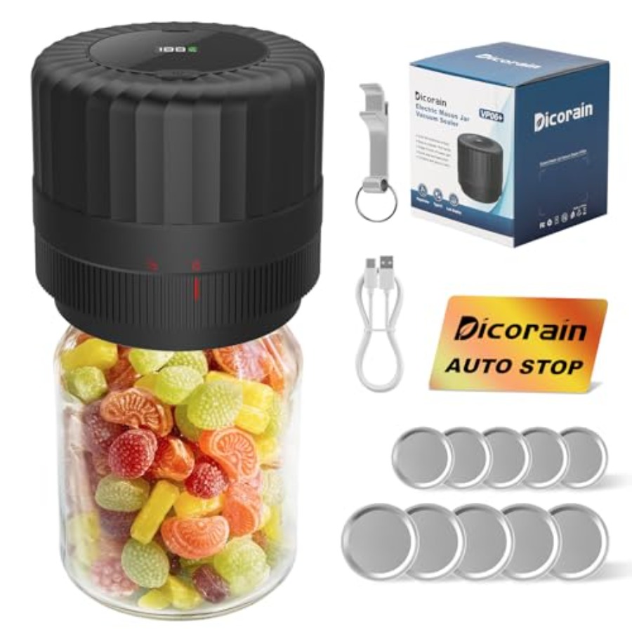 Electric Mason Jar Vacuum Seal - đánh giá và giá Food Storage Technology