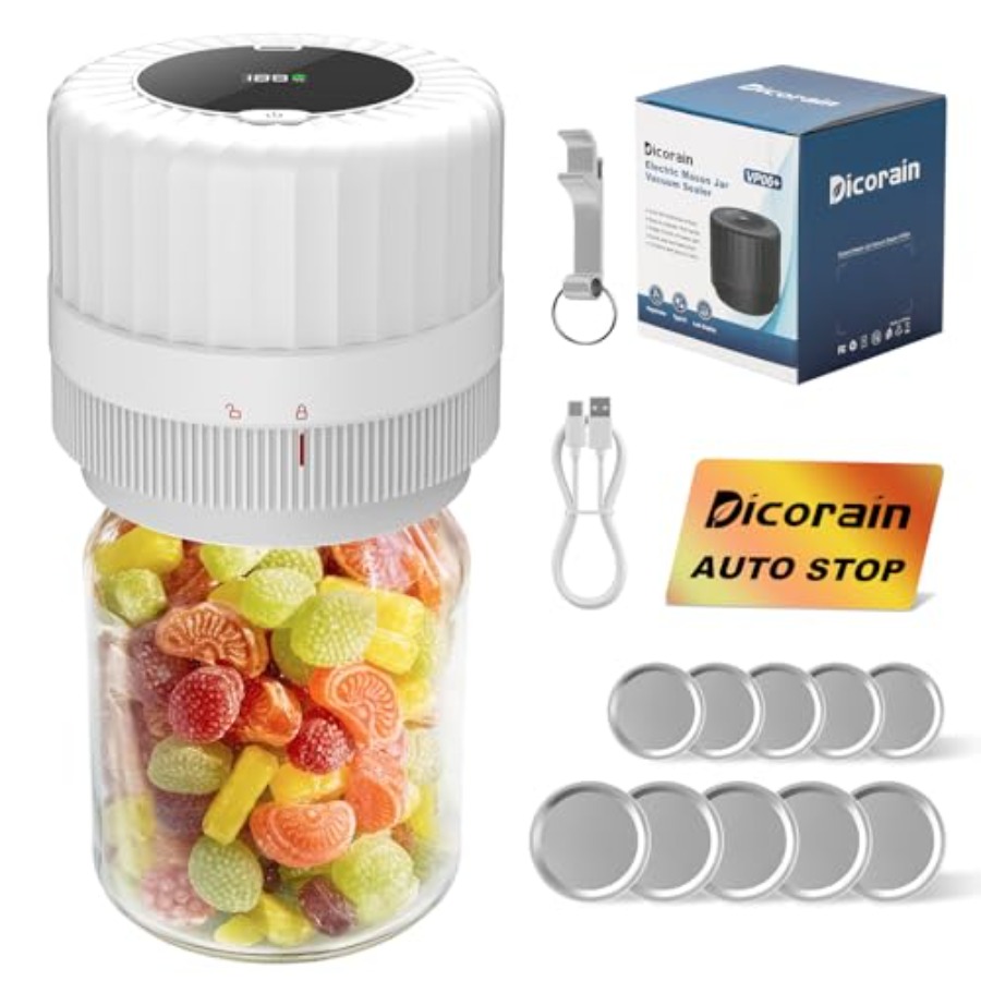 Electric Mason Jar Vacuum Seal - đánh giá và giá Food Storage Technology