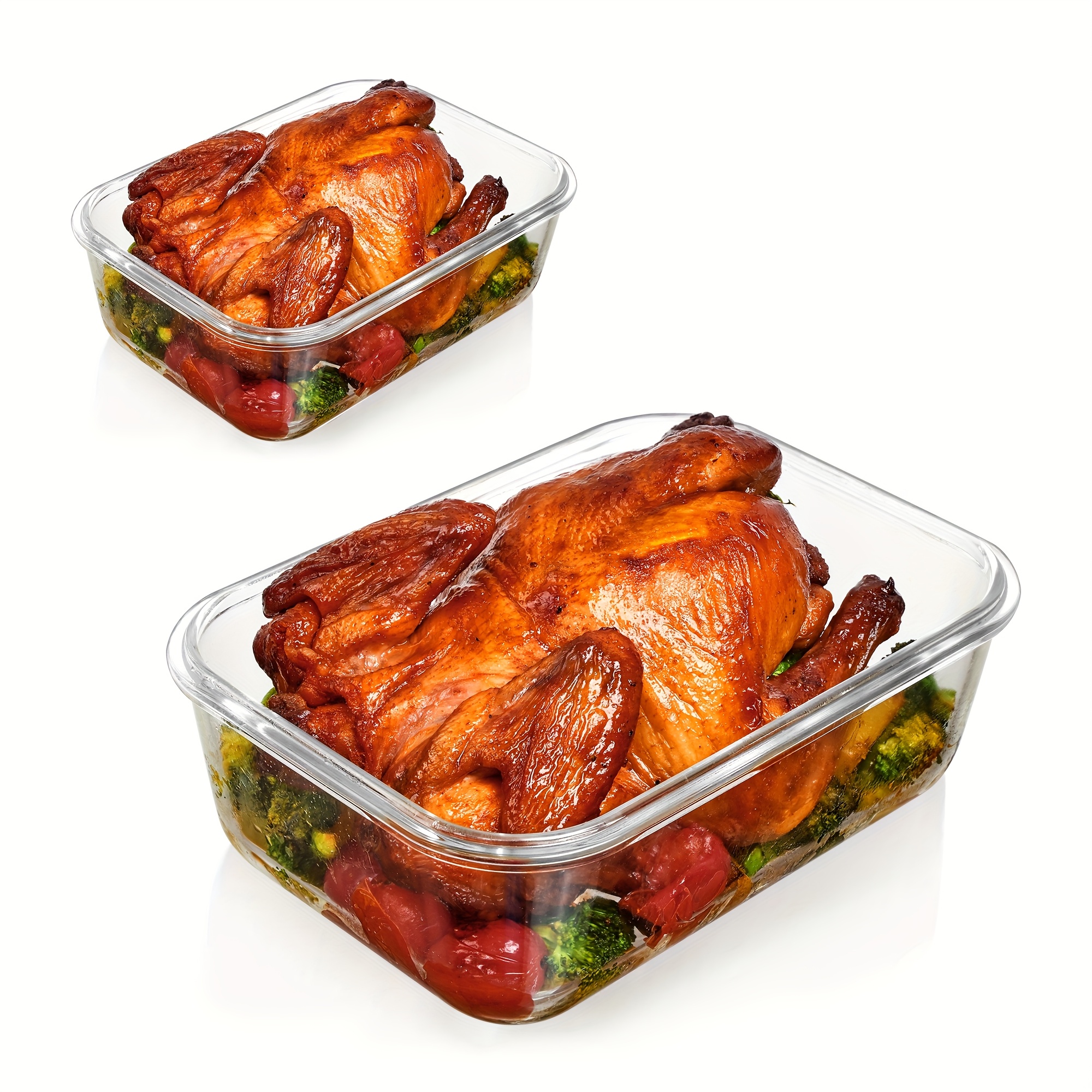 us2Pack 1860ml/ 63oz Large Gla - đánh giá và giá Food Storage Glass Container Set