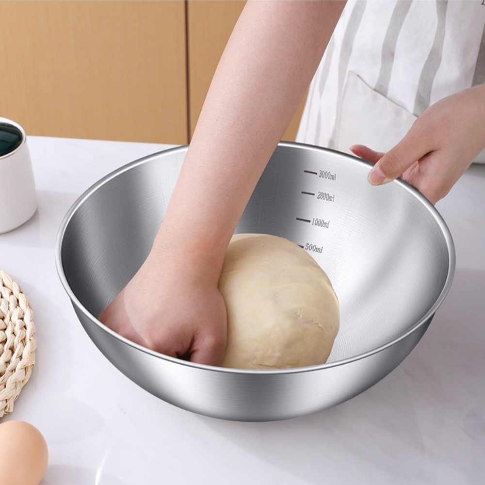 3pcs Stainless Steel Bowl Set  - đánh giá và giá Food Storage Stainless Steel