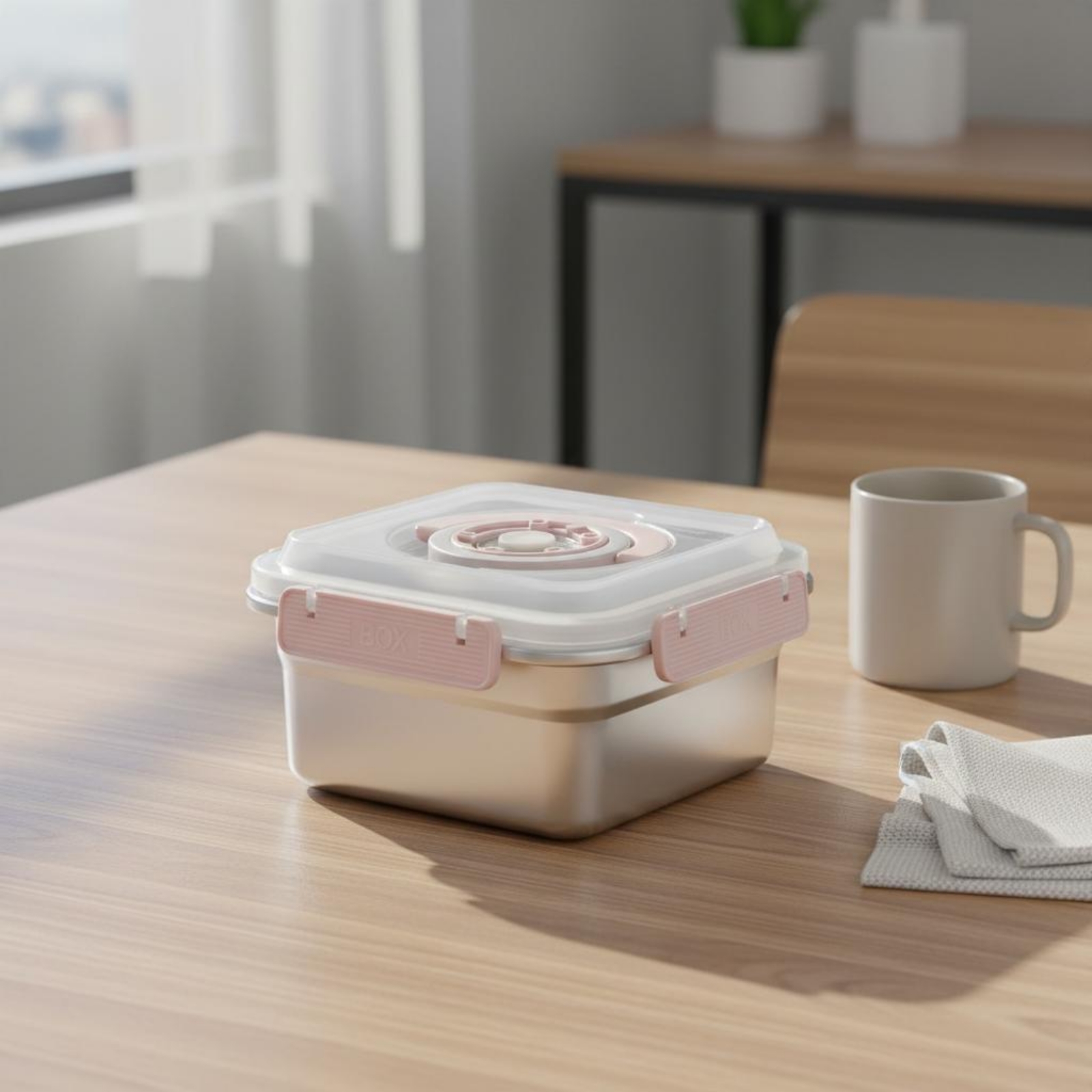 3 Pieces Stainless Steel Food  - đánh giá và giá Stainless Lunch Box