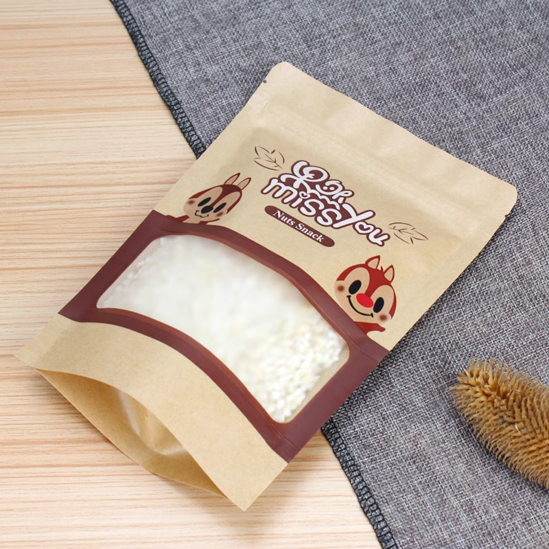 50pcs Kraft Paper Zip Lock Bag - đánh giá và giá Zebra Food Storage